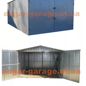 металлический гараж сборно-разборной различных размеров