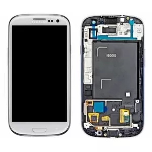 Дисплейный модуль Samsung I9300 Galaxy S3 белый (оригинал)