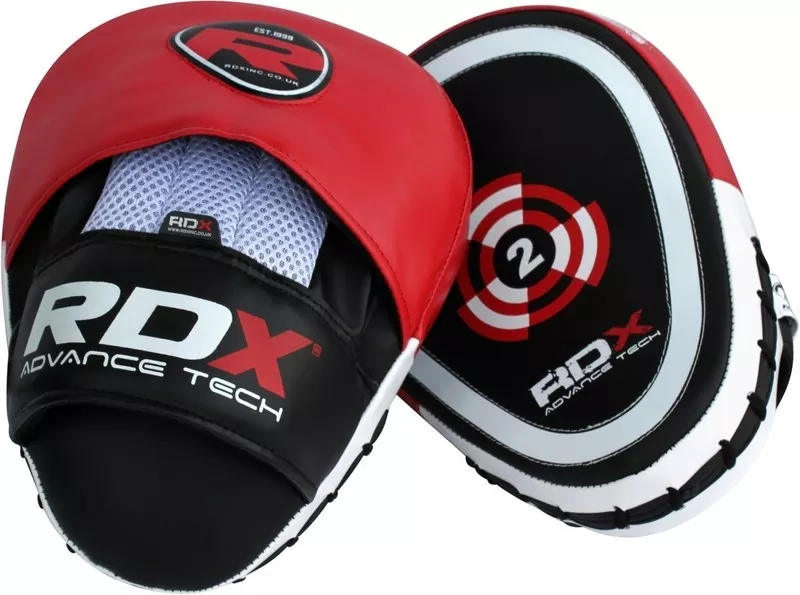 Боксерские лапы RDX Gel Focus Red 4