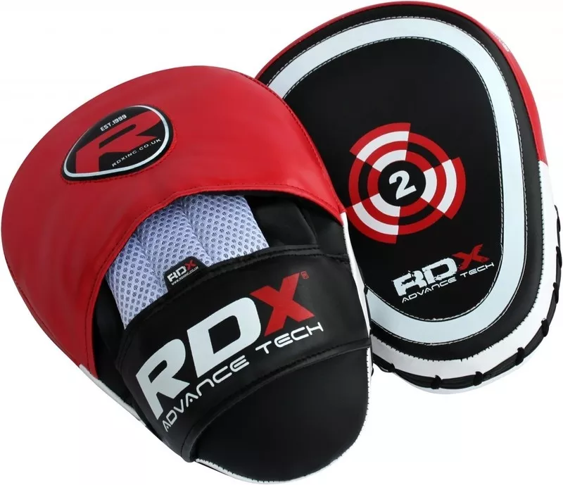 Боксерские лапы RDX Gel Focus Red 5