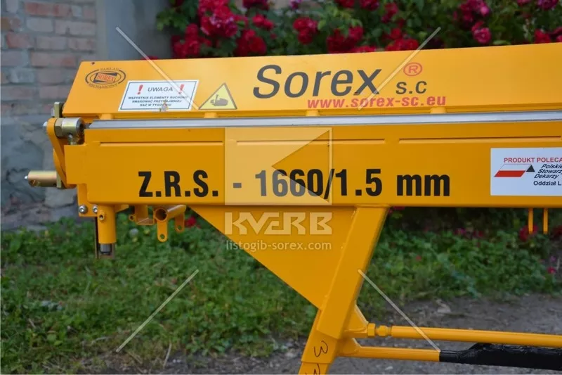 Ручной листогиб механический. Модель Sorex ZRS 1660 3
