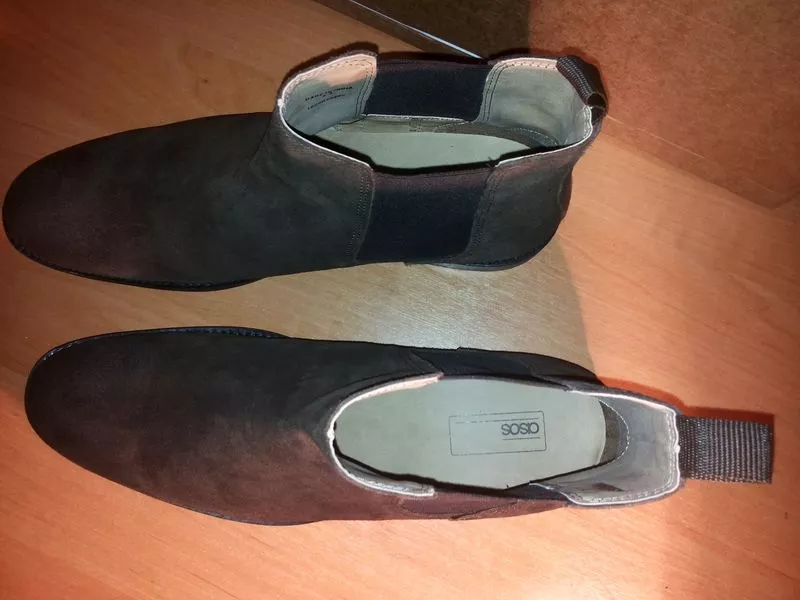 Ботинки туфли челси мужские ASOS;  29, 5 см по стельке. (Новые) 3