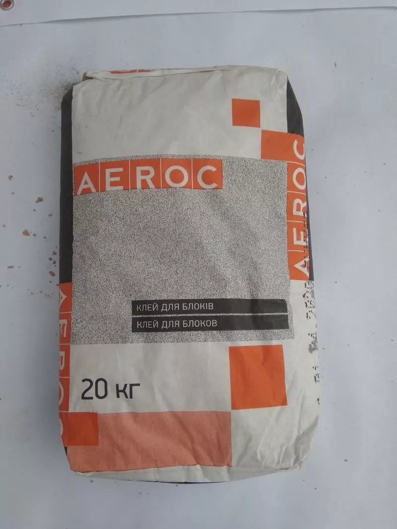Клей для кладки газобетона Аерок (AEROC) и KHSM (ХСМ) 3